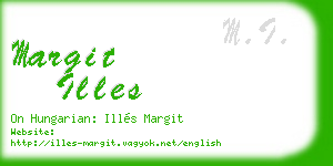 margit illes business card
